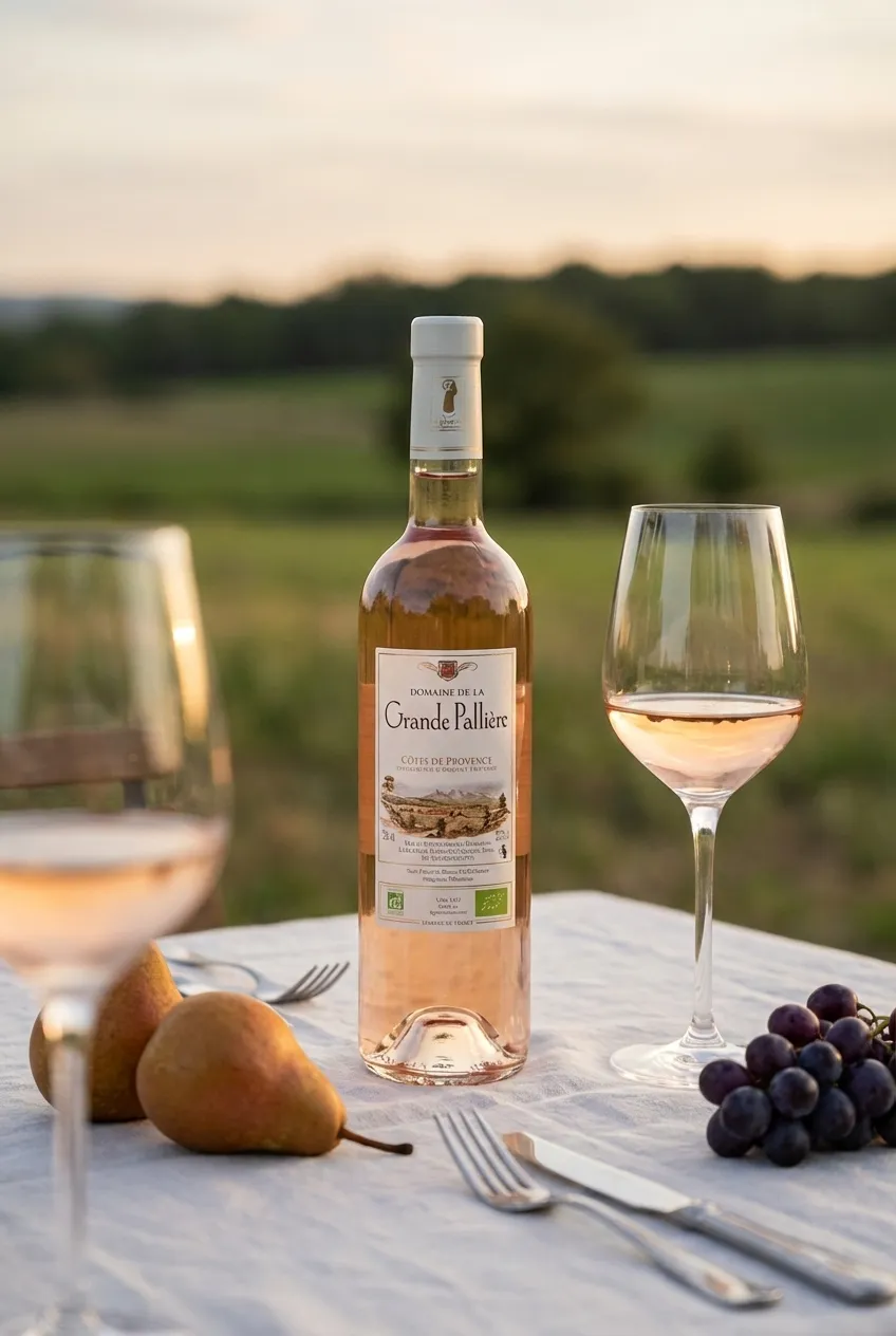 domaine de la grande palliere rose bio correns