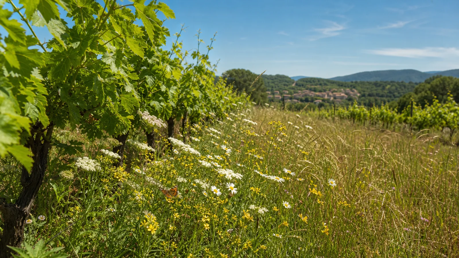L&rsquo;enherbement des vignes : pourquoi nous laissons l&rsquo;herbe pousser
